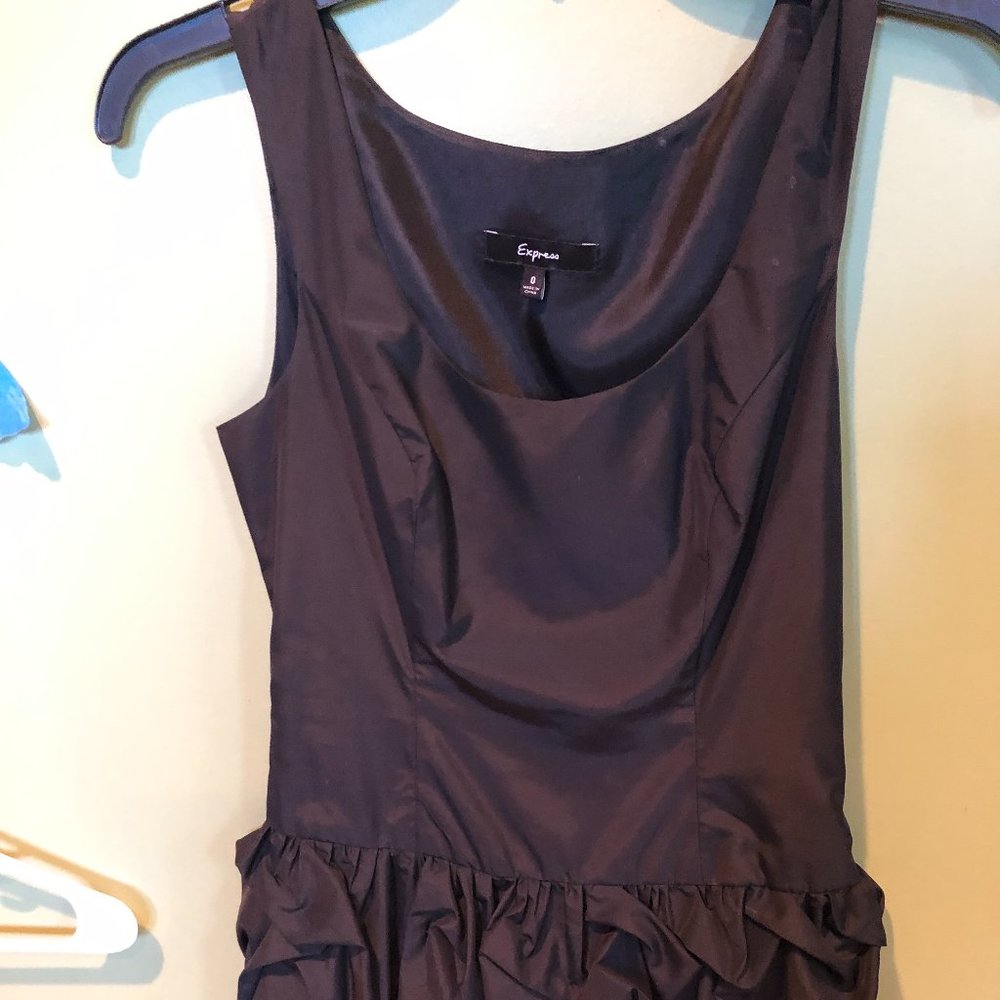 black cocktail dress